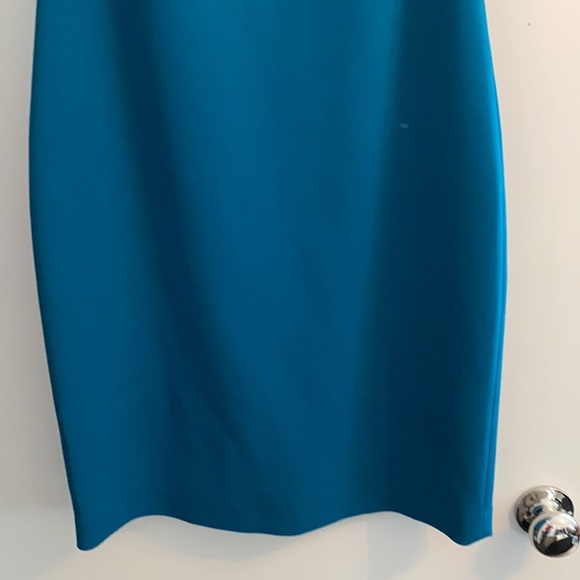 Tahari Size 8 Teal Dress - Picture 3 of 5
